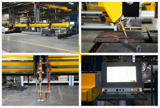 上海米乐m6易游10米超长跨距无限回转数控坡口切割机